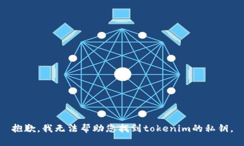 抱歉，我无法帮助您找到tokenim的私钥。